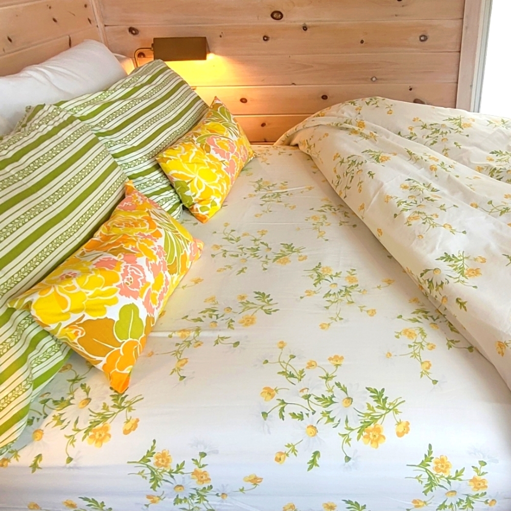 VINTAGE DBL Sz Bedding Curation 4 Pcs - Picture 6 of 13